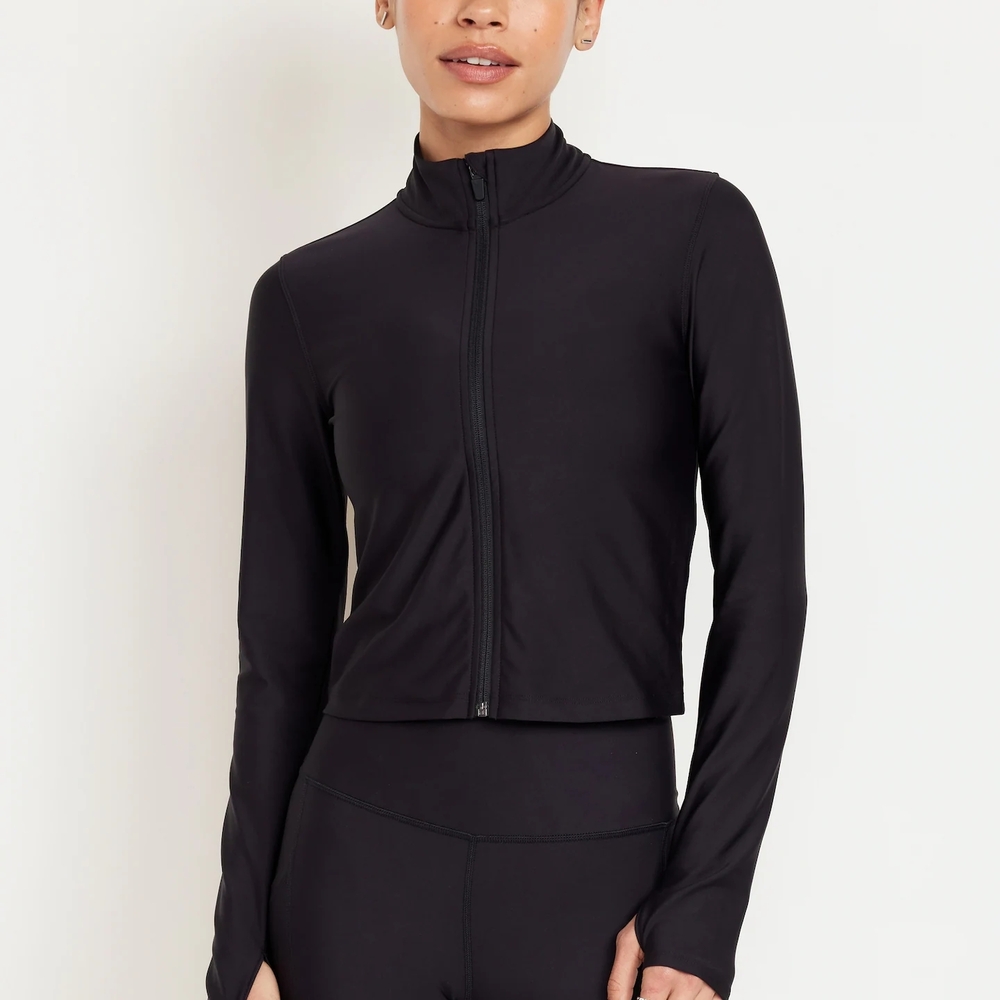 Old navy Powersoft Crop Full Zip Hoodie